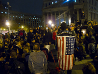 Occupy Wall Street-Gathering at Foley Square After Expulsion From Zuccatti Park